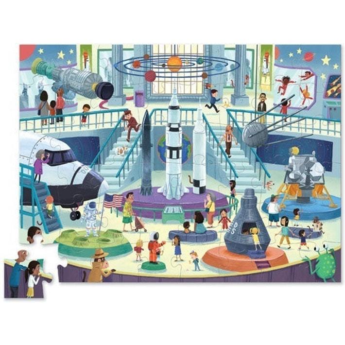 Crocodile Creek - Day at the Museum Space Puzzle 48pc | Card Merchant Takapuna