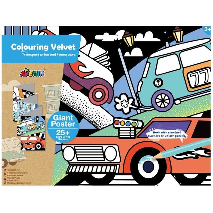 Colouring Velvet - Transportation and Fancy Cars | Card Merchant Takapuna