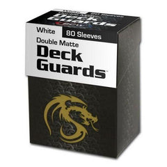 BCW Deck Guard Boxed Sleeves (80) White | Card Merchant Takapuna