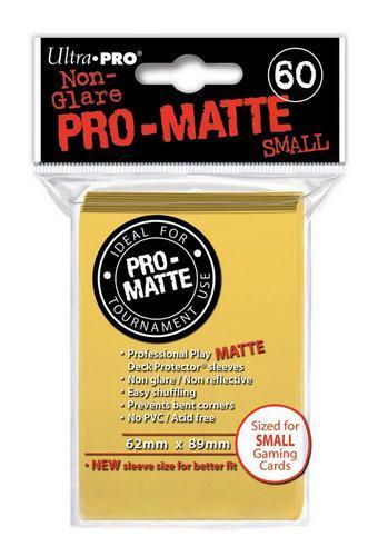 Ultra Pro Sleeves Mini 60 - Yellow | Card Merchant Takapuna