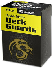 BCW Deck Guard Boxed Sleeves (80) Yellow | Card Merchant Takapuna