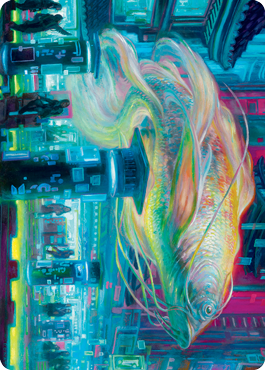 Skyswimmer Koi Art Card [Kamigawa: Neon Dynasty Art Series] | Card Merchant Takapuna