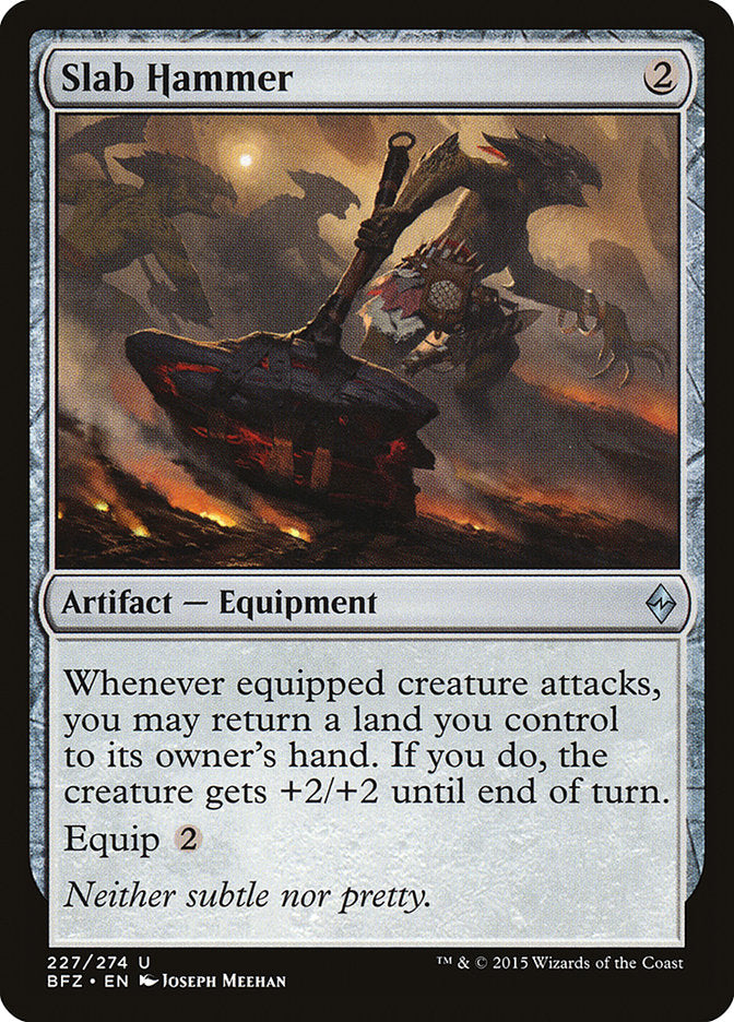 Slab Hammer [Battle for Zendikar] | Card Merchant Takapuna