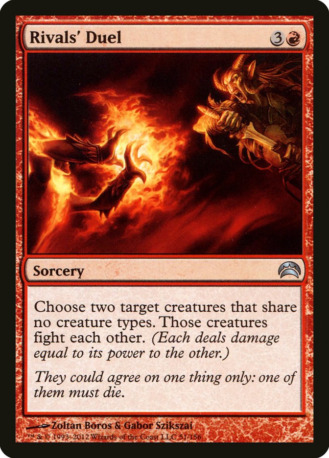 Rivals' Duel [Planechase 2012] | Card Merchant Takapuna