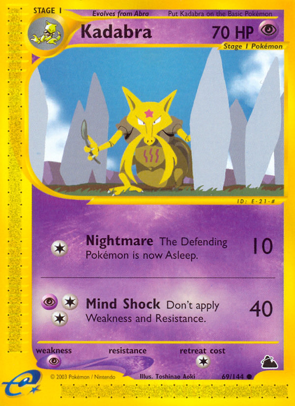 Kadabra (69/144) [Skyridge] | Card Merchant Takapuna
