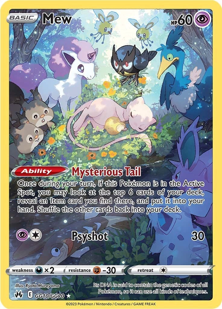 Mew (GG10/GG70) [Sword & Shield: Crown Zenith] | Card Merchant Takapuna