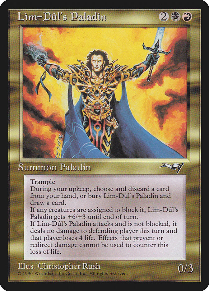 Lim-Dul's Paladin [Alliances] | Card Merchant Takapuna