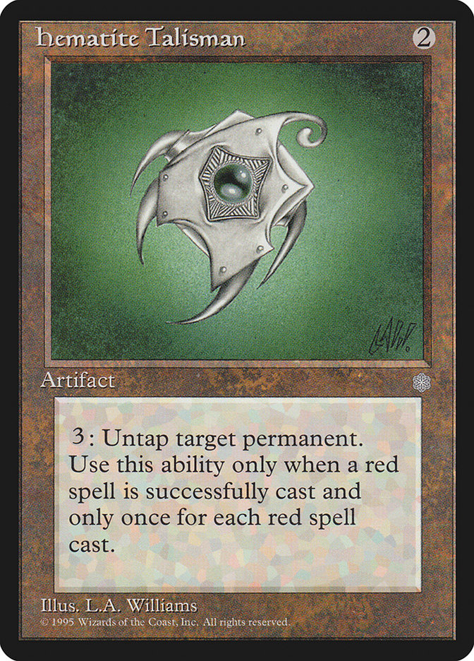 Hematite Talisman [Ice Age] | Card Merchant Takapuna