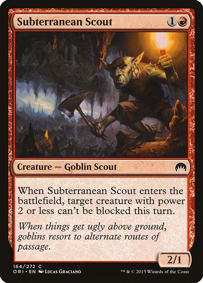 Subterranean Scout [Magic Origins] | Card Merchant Takapuna