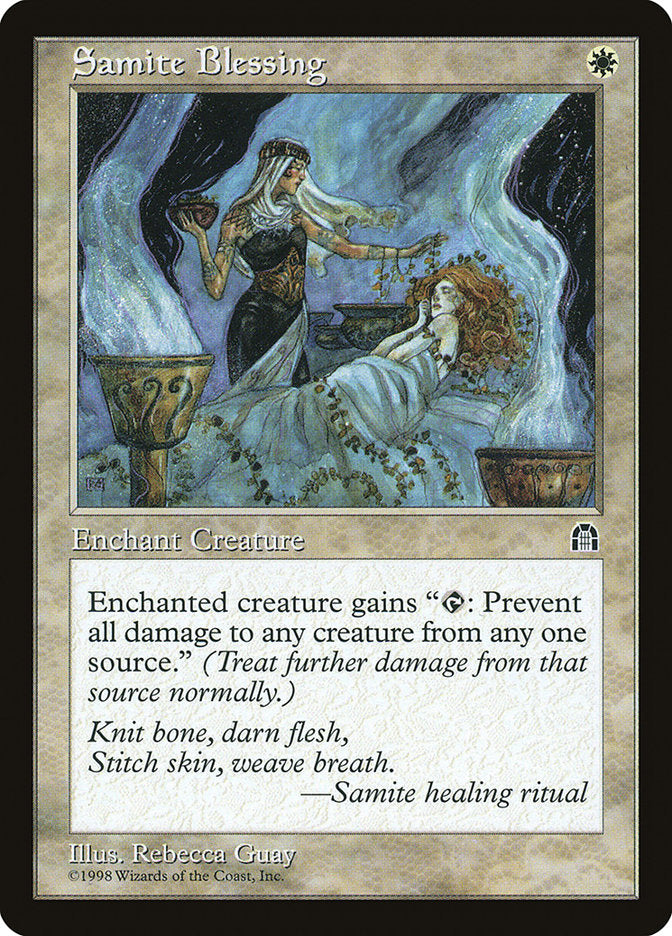 Samite Blessing [Stronghold] | Card Merchant Takapuna