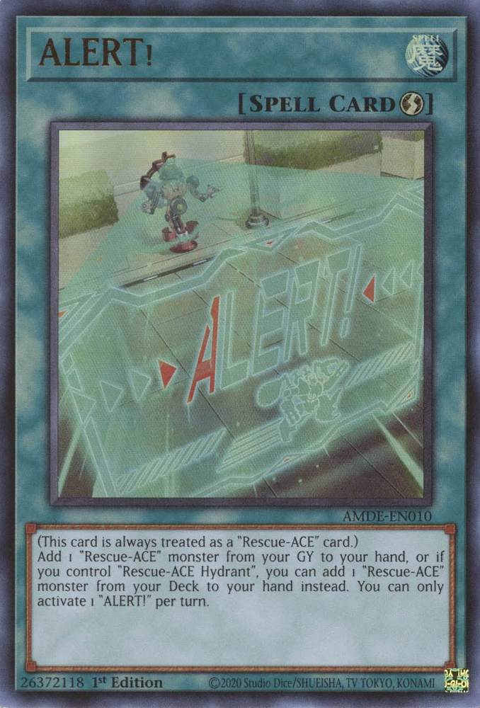 ALERT! [AMDE-EN010] Ultra Rare | Card Merchant Takapuna