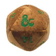 ULTRA PRO PLUSH: JUMBO D20 NOVELTY DICE - D&D - FEYWILD COPPER & GREEN | Card Merchant Takapuna