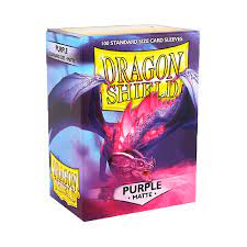 Dragon Shields: Matte Card Sleeves (100): Purple | Card Merchant Takapuna
