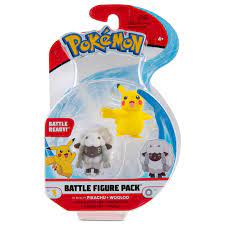 Pokemon Battle Figure- Pikachu + Wooloo | Card Merchant Takapuna