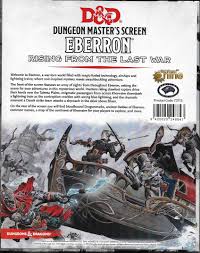 Dungeon Master's Screen - Eberron Rising from the Last War | Card Merchant Takapuna
