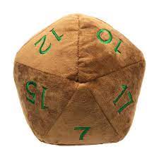 ULTRA PRO PLUSH: JUMBO D20 NOVELTY DICE - D&D - FEYWILD COPPER & GREEN | Card Merchant Takapuna