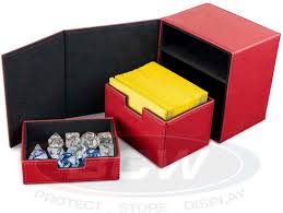 BCW Deck Commander LX Red | Card Merchant Takapuna