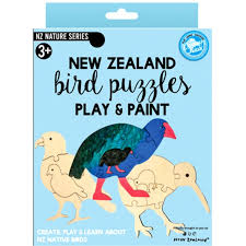 Play and Paint: New Zealand Bird Puzzles | Card Merchant Takapuna