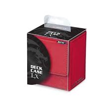 BCW: Deck Case LX - Red | Card Merchant Takapuna