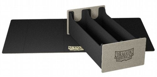Magic Carpet XL - Double Deck Tray & Playmat (Grey/Black) | Card Merchant Takapuna