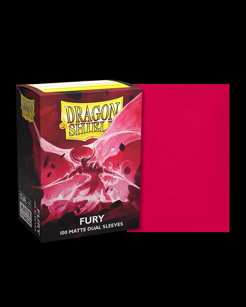 Dragon Shield Sleeves 100ct: Dual - Fury | Card Merchant Takapuna