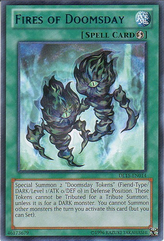 Fires of Doomsday (Blue) [DL15-EN014] Rare | Card Merchant Takapuna