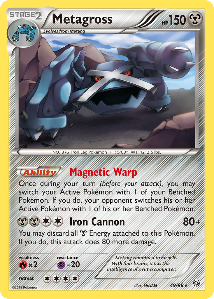 Metagross (49/98) [XY: Ancient Origins] | Card Merchant Takapuna