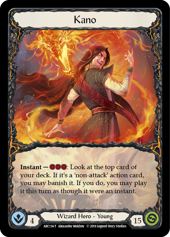 Kano [ARC114-T] (Arcane Rising)  1st Edition Normal | Card Merchant Takapuna