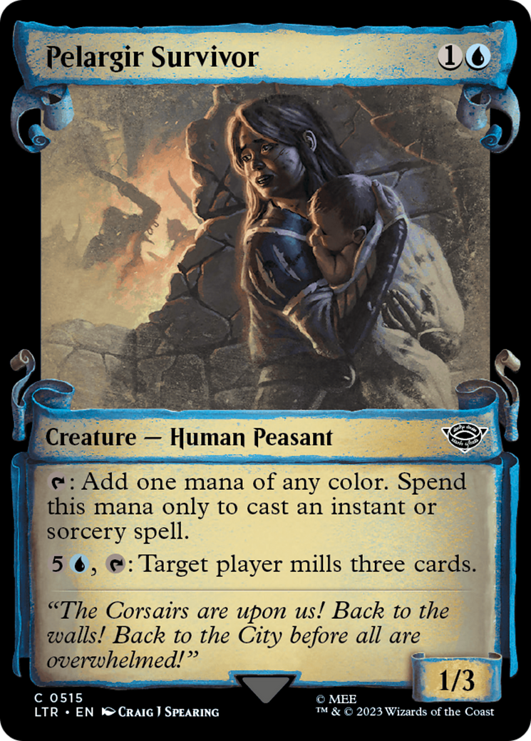 Pelargir Survivor [The Lord of the Rings: Tales of Middle-Earth Showcase Scrolls] | Card Merchant Takapuna