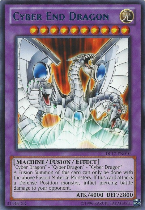 Cyber End Dragon (Blue) [DL17-EN010] Rare | Card Merchant Takapuna