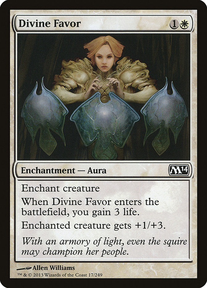 Divine Favor [Magic 2014] | Card Merchant Takapuna