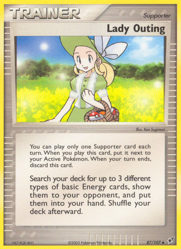 Lady Outing (87/107) [EX: Deoxys] | Card Merchant Takapuna