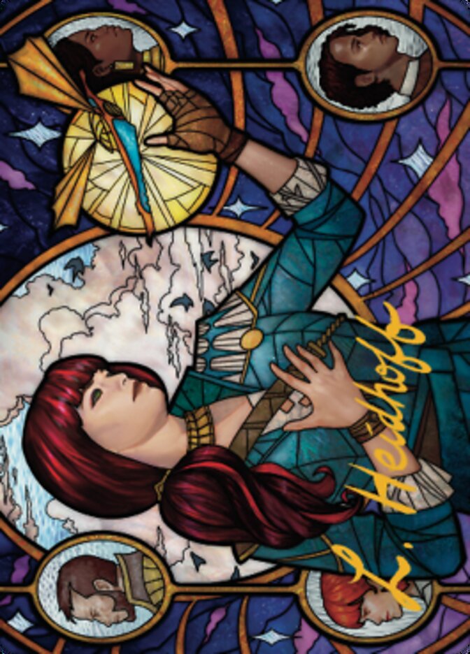 Jhoira, Ageless Innovator Art Card (Gold-Stamped Signature) [Dominaria United Art Series] | Card Merchant Takapuna