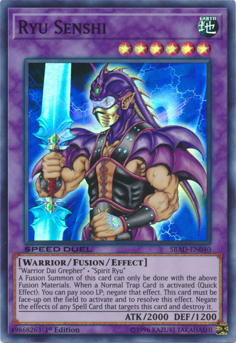 Ryu Senshi [SBAD-EN040] Super Rare | Card Merchant Takapuna