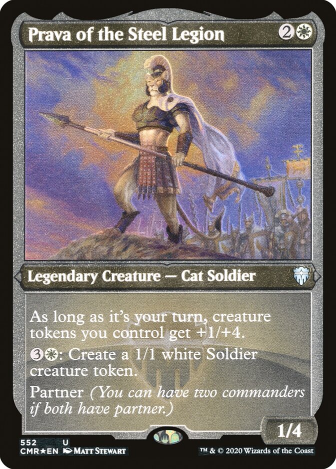 Prava of the Steel Legion (Etched) [Commander Legends] | Card Merchant Takapuna