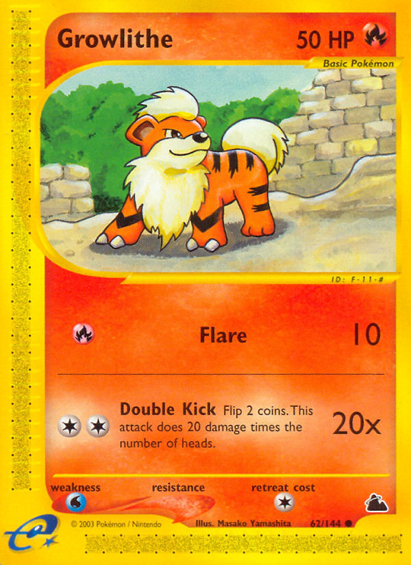 Growlithe (62/144) [Skyridge] | Card Merchant Takapuna
