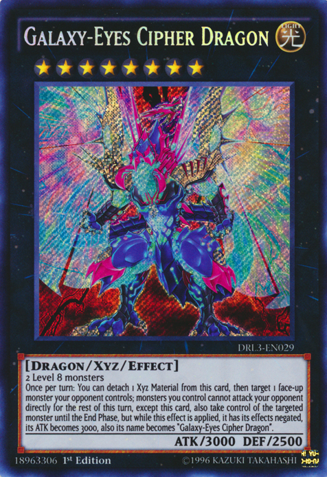 Galaxy-Eyes Cipher Dragon [DRL3-EN029] Secret Rare | Card Merchant Takapuna