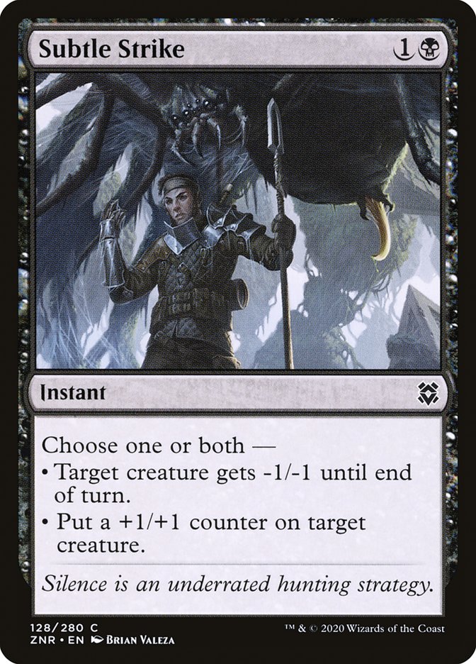 Subtle Strike [Zendikar Rising] | Card Merchant Takapuna