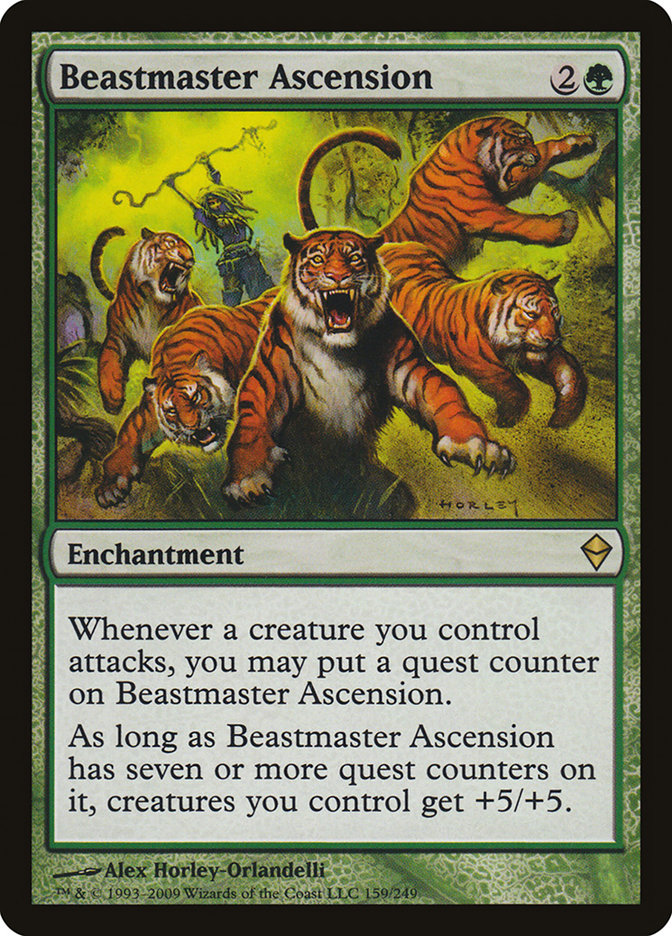 Beastmaster Ascension [Zendikar] | Card Merchant Takapuna