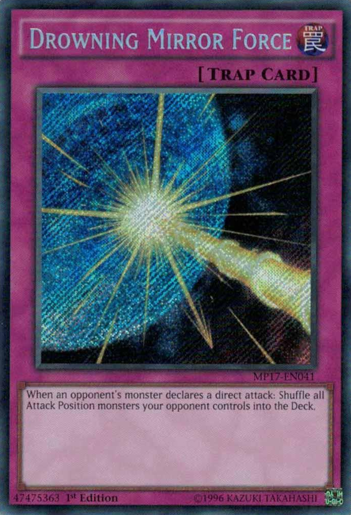 Drowning Mirror Force [MP17-EN041] Secret Rare | Card Merchant Takapuna