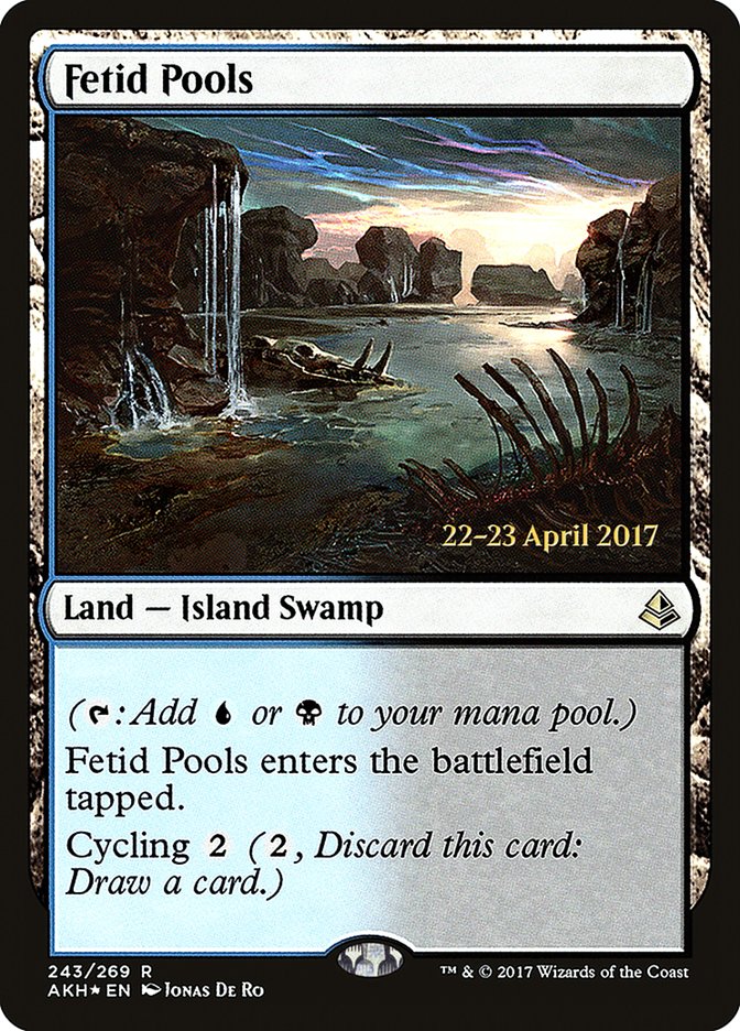 Fetid Pools [Amonkhet Prerelease Promos] | Card Merchant Takapuna