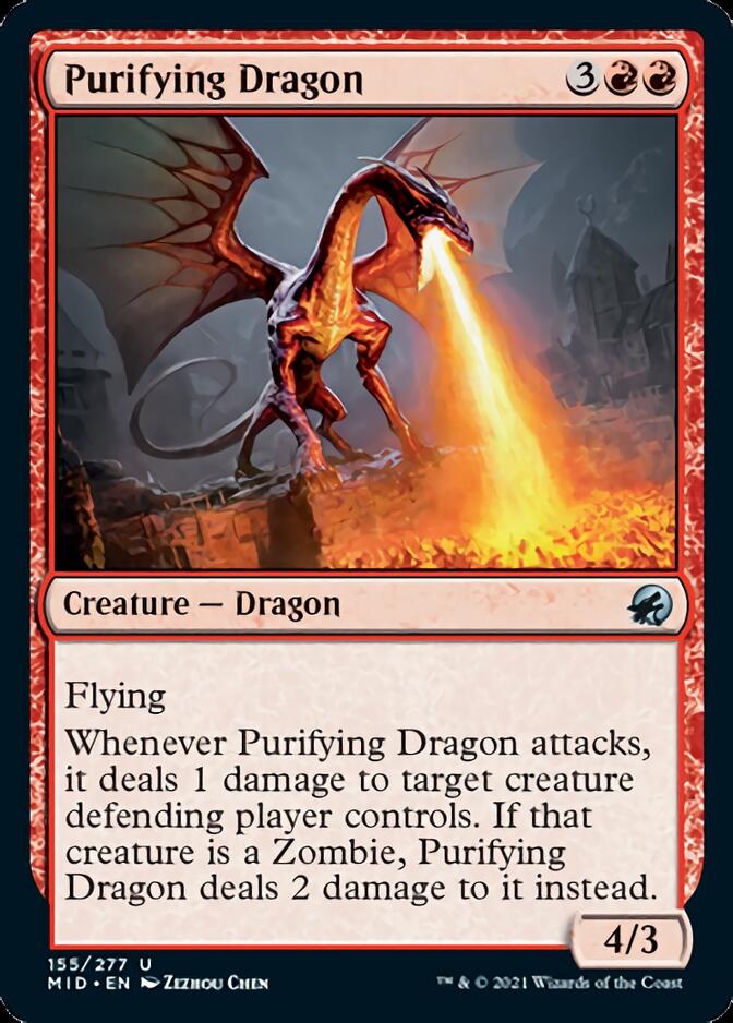 Purifying Dragon [Innistrad: Midnight Hunt] | Card Merchant Takapuna