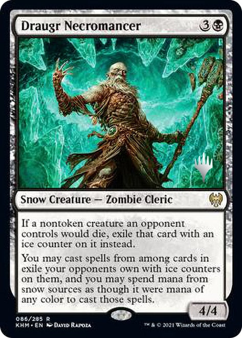 Draugr Necromancer (Promo Pack) [Kaldheim Promos] | Card Merchant Takapuna