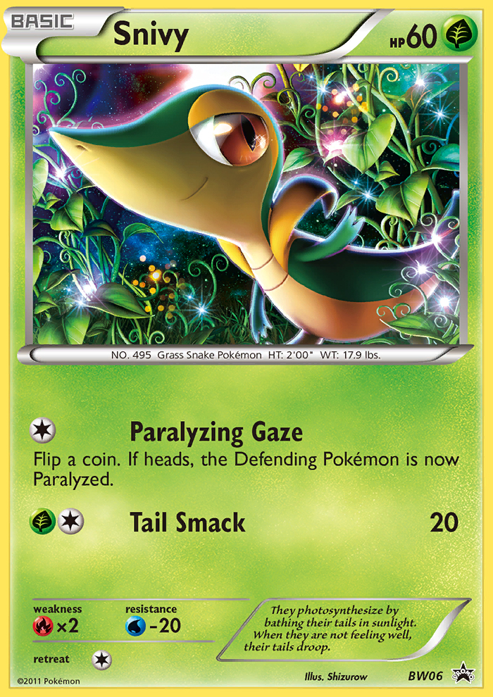 Snivy (BW06) [Black & White: Black Star Promos] | Card Merchant Takapuna