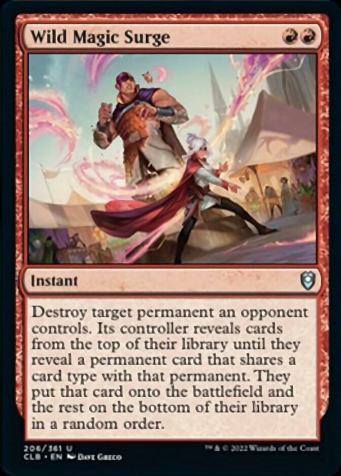 Wild Magic Surge [Commander Legends: Battle for Baldur's Gate] | Card Merchant Takapuna