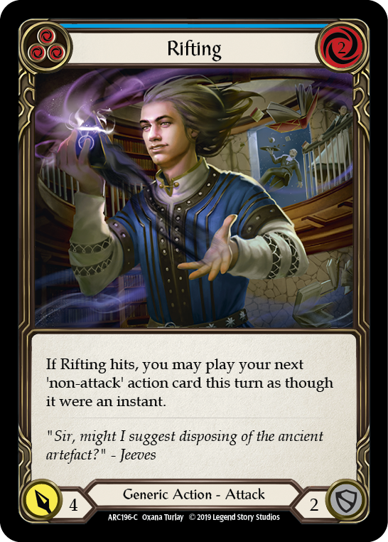 Rifting (Blue) [ARC196-C] (Arcane Rising)  1st Edition Normal | Card Merchant Takapuna