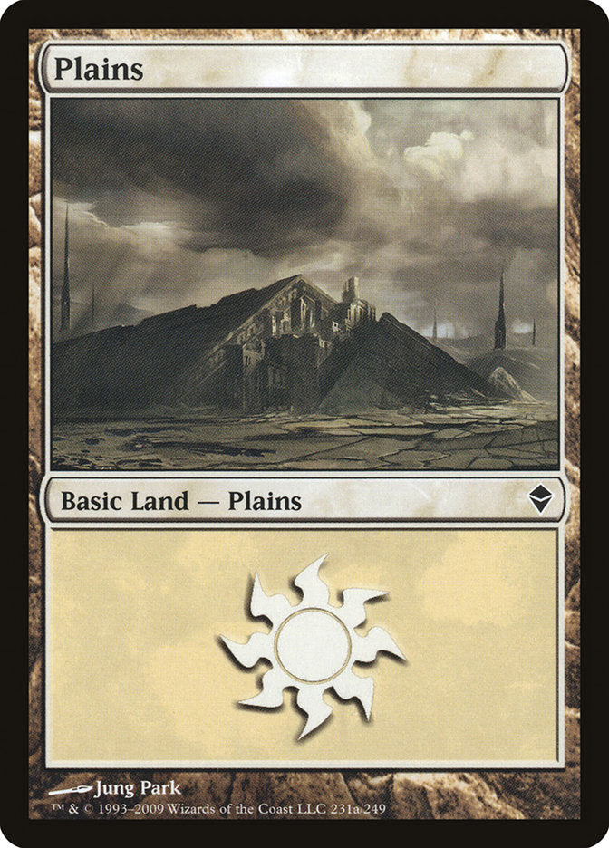 Plains (231a) [Zendikar] | Card Merchant Takapuna