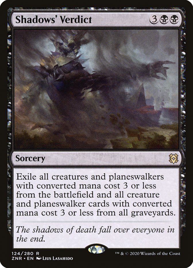 Shadows' Verdict [Zendikar Rising] | Card Merchant Takapuna