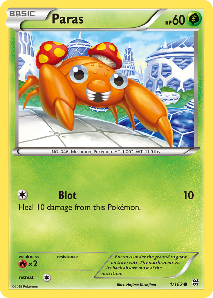 Paras (1/162) [XY: BREAKthrough] | Card Merchant Takapuna