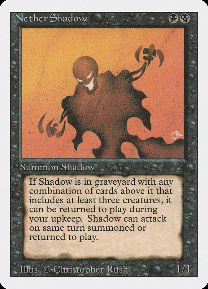 Nether Shadow [Revised Edition] | Card Merchant Takapuna